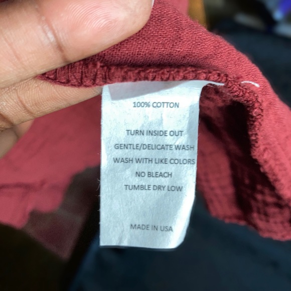 Suunday | NWT Cotton Gauze Dress - Terracotta, L - Picture 11 of 16